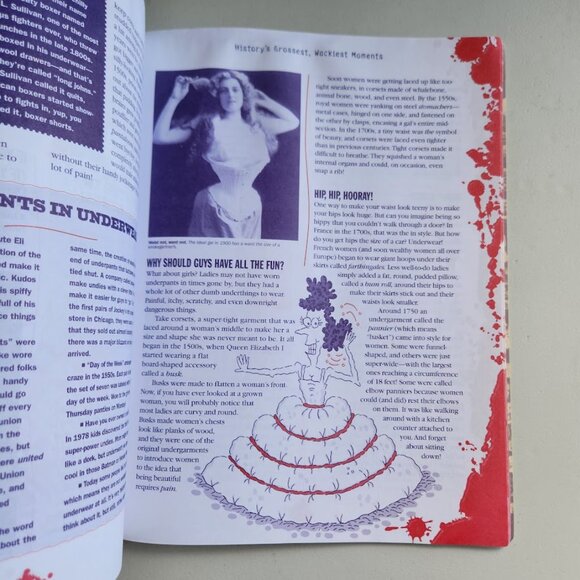 Oh Yikes Histoy's Grossest, Wackiest Moment's Trivia History Book 9780761136842 - Picture 4 of 16